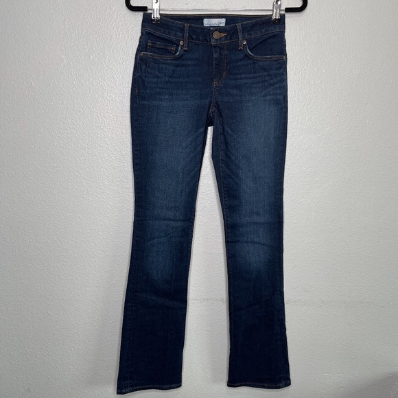 Ann Taylor LOFT curvy boot jeans 25 - Picture 1 of 8